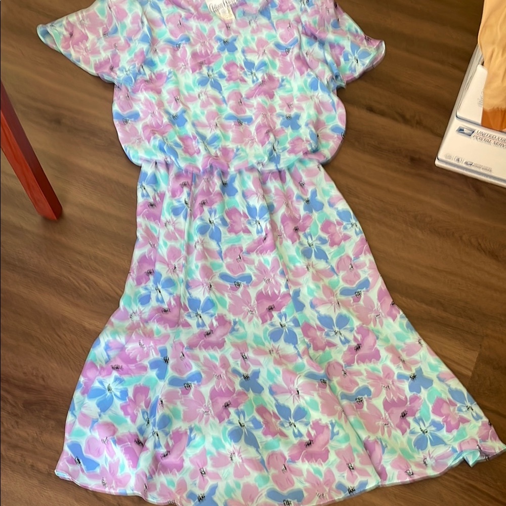Alison Peters Vintage Garment 1980s Women dress Size 10